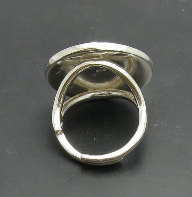 R000766 Sterling Silver Ring Solid 925 Spiral image 4