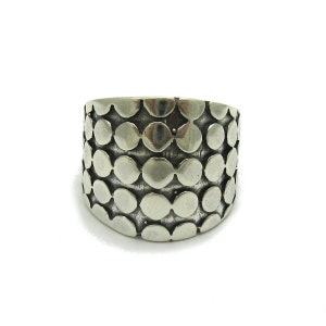 R000295 Stylish STERLING SILVER Ring Solid 925