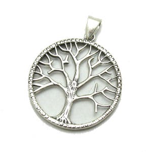 PE001213 Sterling Silver Pendant Tree of Life Solid 925 Charm - Etsy