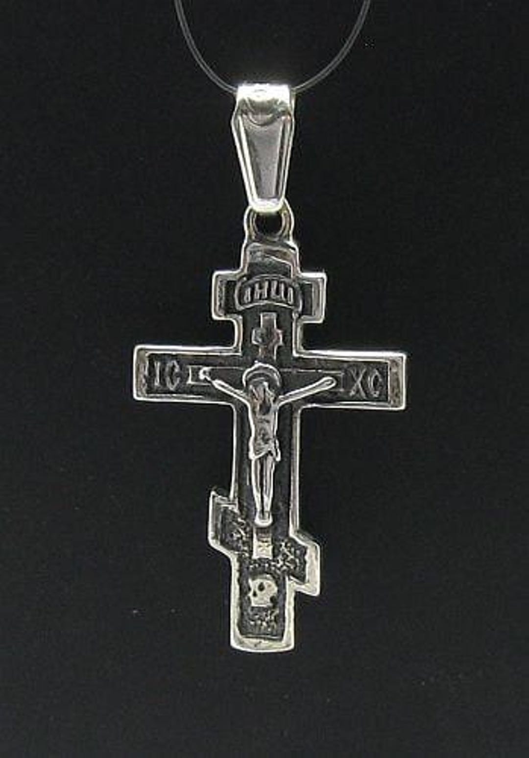 Sterling Silver Pendant Hallmarked 925 Cross Orthodox Quality - Etsy