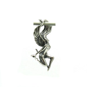 PE000951 Sterling silver pendant  925 Fairy
