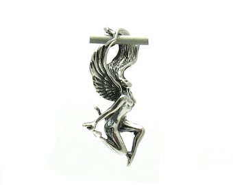 PE000951 Sterling silver pendant  925 Fairy
