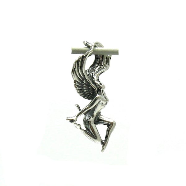 PE000951 Pendentif en argent sterling 925 Fée