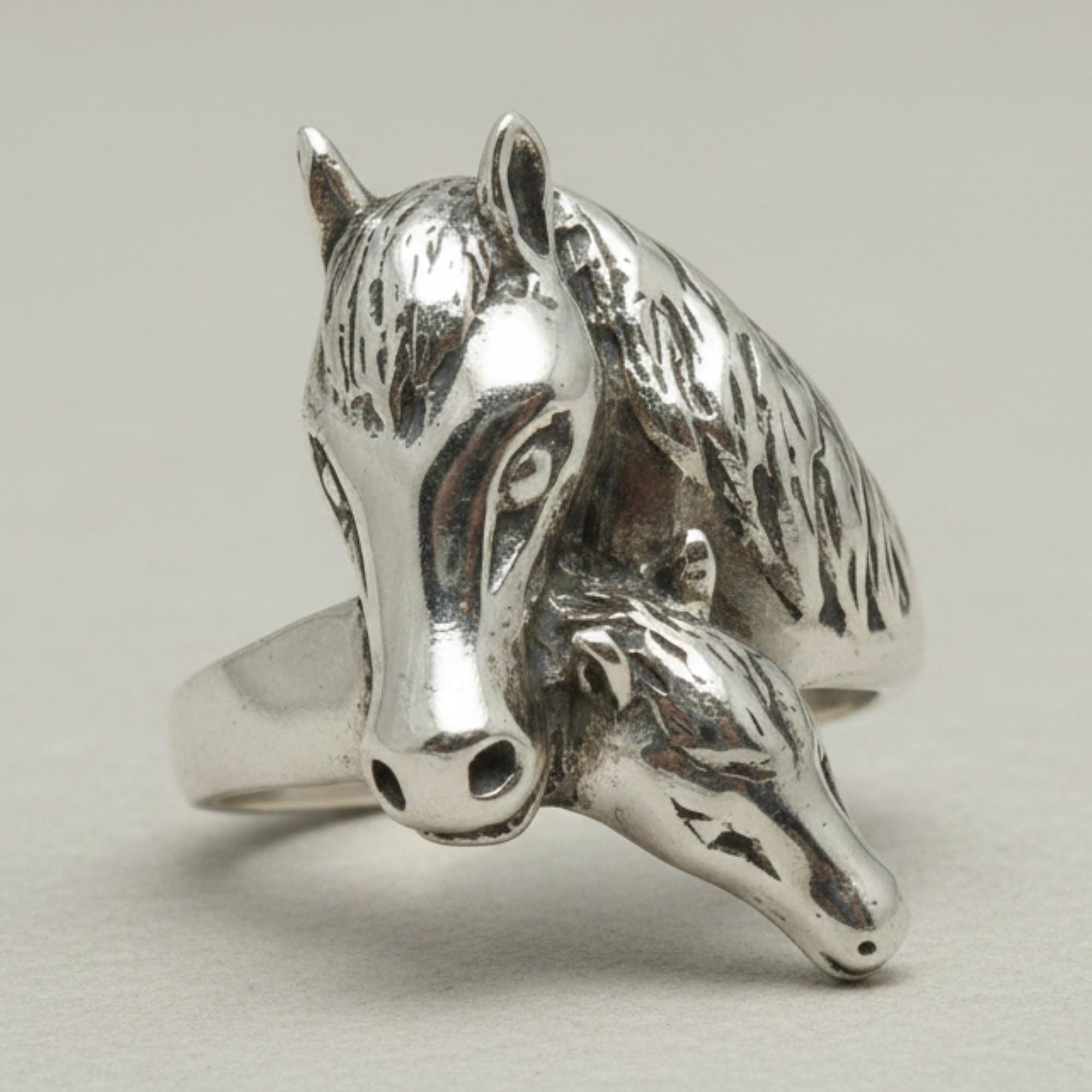 Horse Vintage Ring - Etsy