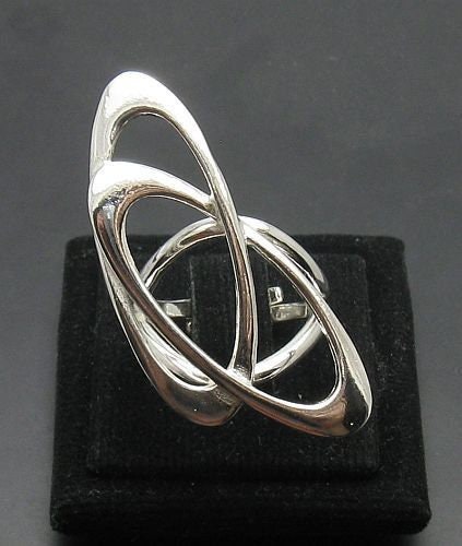 Sterling シルバー925 カエル リング(Free Size) Long Sterling Silver Ring Hallmarked 925 Nicekl Free