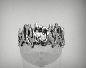 R001279 STERLING SILVER Ring Solid 925 Band