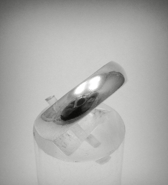 Sterling Silver Ring 5mm Wide Band Solid Hallmarked 925