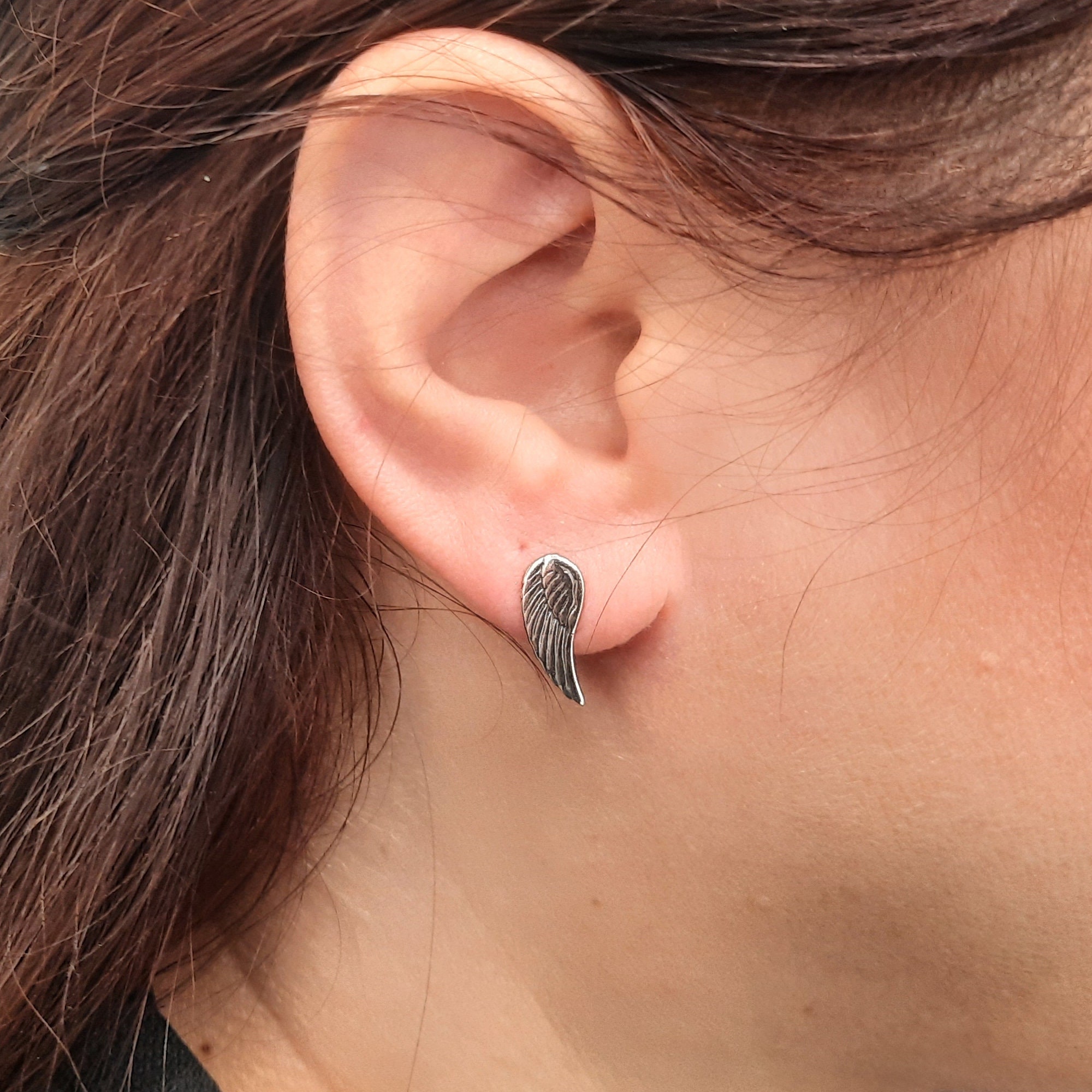 Base per orecchini con ganci 32x17 mm 2pz in argento 925%- Gioie d'Oriente