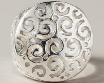 Chunky Sterling Silver Ring Stamped 925 Nickel Free