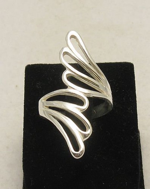 Long Sterling Silver Ring Solid Genuine Hallmarked 925 Etsy