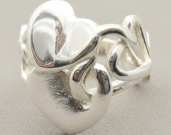 925 SILBER RING R000885  Herz