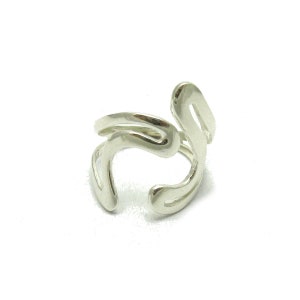 R000095 Stylish STERLING SILVER Ring Solid 925