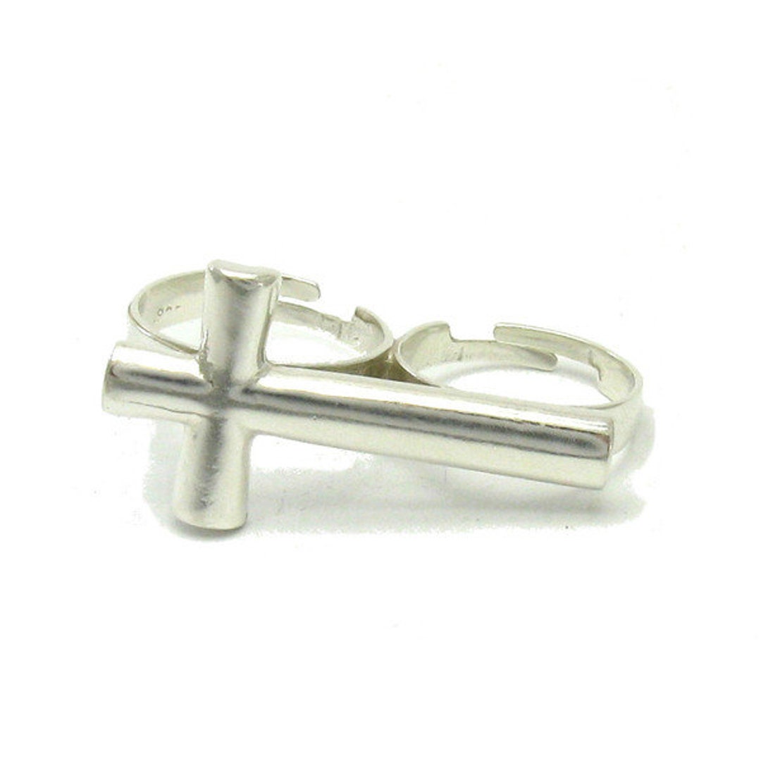 【新品/未使用】LOHME Cross Double Finger Ring S 新品/未使用】LOHME Cross Double Finger Ring S