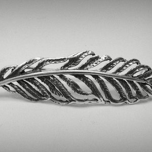 A000022 STERLING ZILVEREN broche massief 925 blad