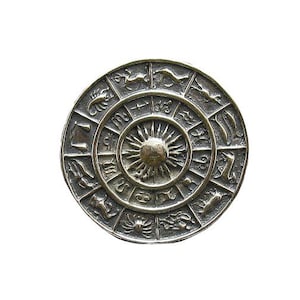 Sterling Silver Ring Zodiac Hallmarked 925 Nickel Free Adjustable Size