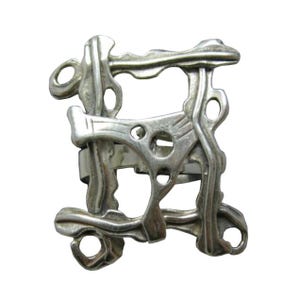 Unieke sterlingzilveren ring, 925 nikkelvrij gestempeld