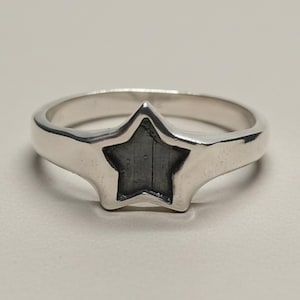 Sterling Silver Star Signet Ring