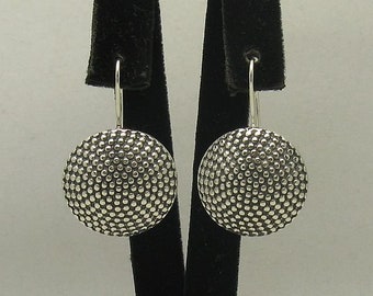 E000378 Sterling silver earrings 925 Circle