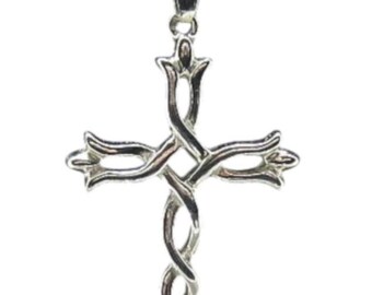 Sterling Silver Pendant Celtic Cross Solid Stamped 925 Nickel Free