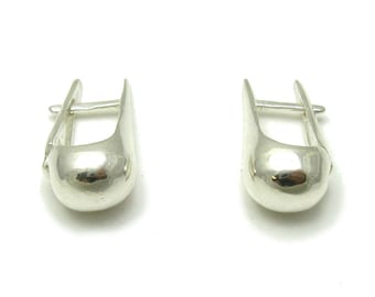 E000588 Pendientes de plata de ley 925 Gotas