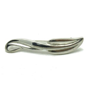 A000045 STERLING SILVER Brooch Solid 925 Leaf