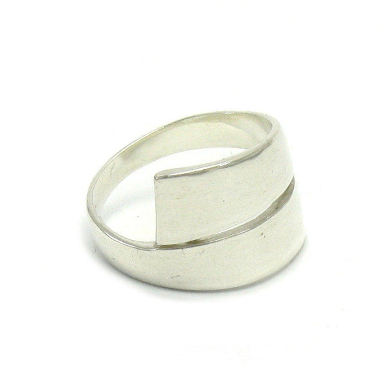 R000038 Sterling silver ring solid 925 Band image 2