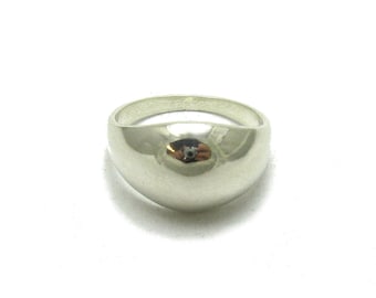 R000049 Stylish sterling silver plain ring solid 925