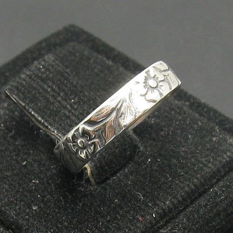 R000957 Bague Pour Enfants Argent Massif 925 Fleur image 2