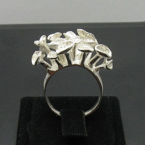 R000929 STERLING SILVER Ring Solid 925 Extravagant image 3