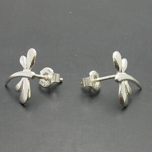 E000154 Boucles d'Oreille Argent 925 libellule image 2