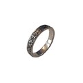Genuine Sterling Silver Ring Solid Hallmarked 925 Flower Band 4mm product logo