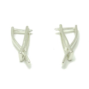 E000584 Sterling silver earrings 925 image 2