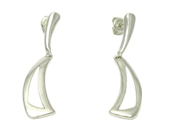 Long Sterling Silver Earrings Hallmarked 925 Nickel Free