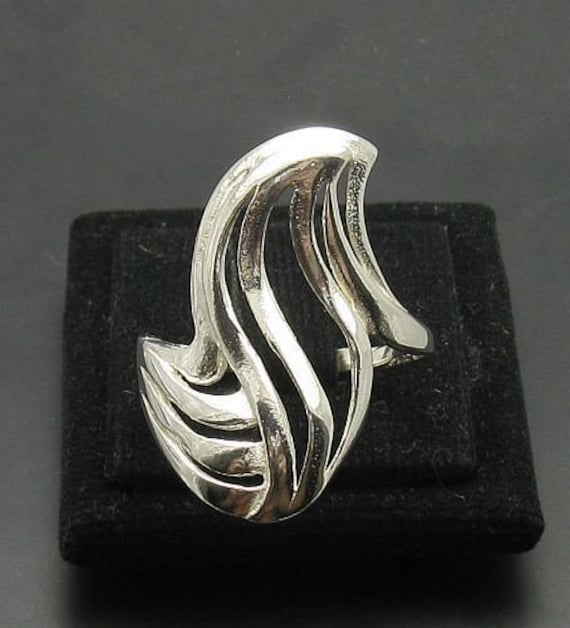 Ring In Jeder Größe Original Sterlingsilber Ring 925 - Langer, Stilvoller Ring, Handgefertigt Und Massiv Ringe Für Damen Groß