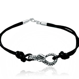 Bracelet en argent 925 Serpent NATUREL B000139 image 1