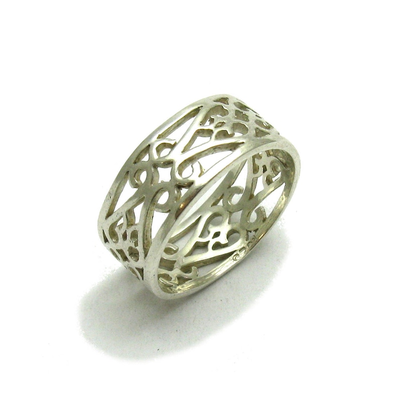 R000697 Bague Argent Massif 925 bande image 1