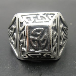 Sterling Silver Celtic Ring Triquetra Solid Genuine Stamped 925