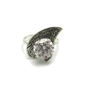 R000418 STERLING SILVER Ring 925 Cubic Zirconia