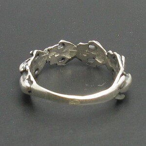 R000506 Sterling Silver Ring Solid 925 Frog image 2