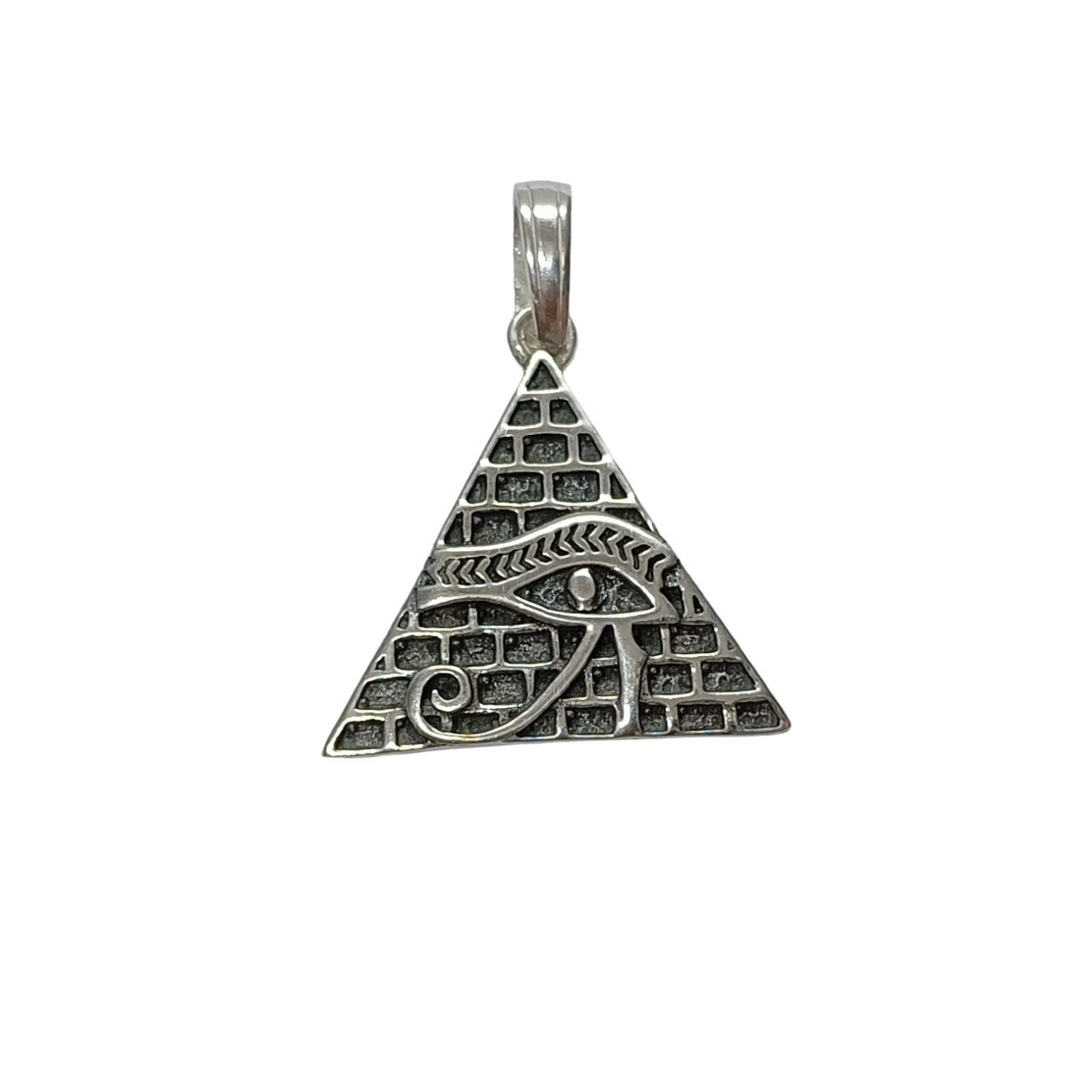 Colgante Piramide Egipcia En Plata Fina 925, Con Cadena | Cuotas Sin - Foto 6