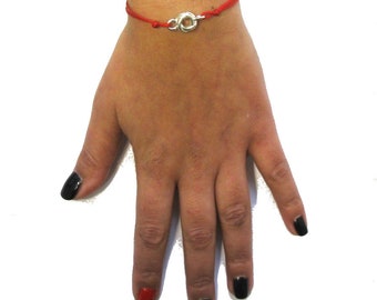 B000165R Bracciale in argento STERLING 925 Red String