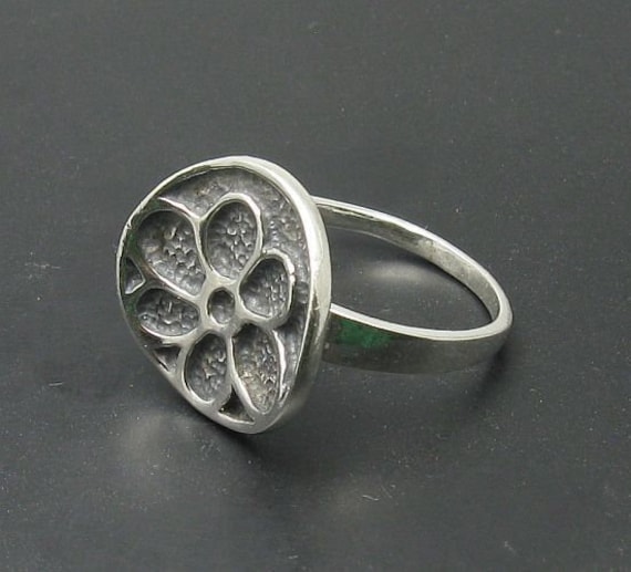 SILVEGO Anello Da Donna In Argento 925 Fiore Con Vera Perla Nera E Zirconia, LPS0044B - Foto 3