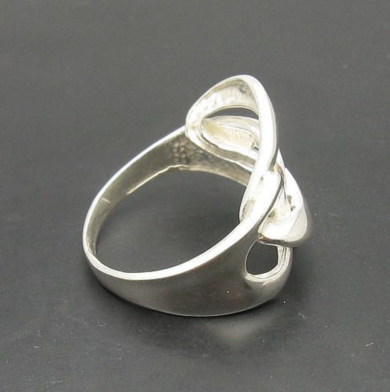 R000889 Sterling Silver Ring Solid 925 image 2