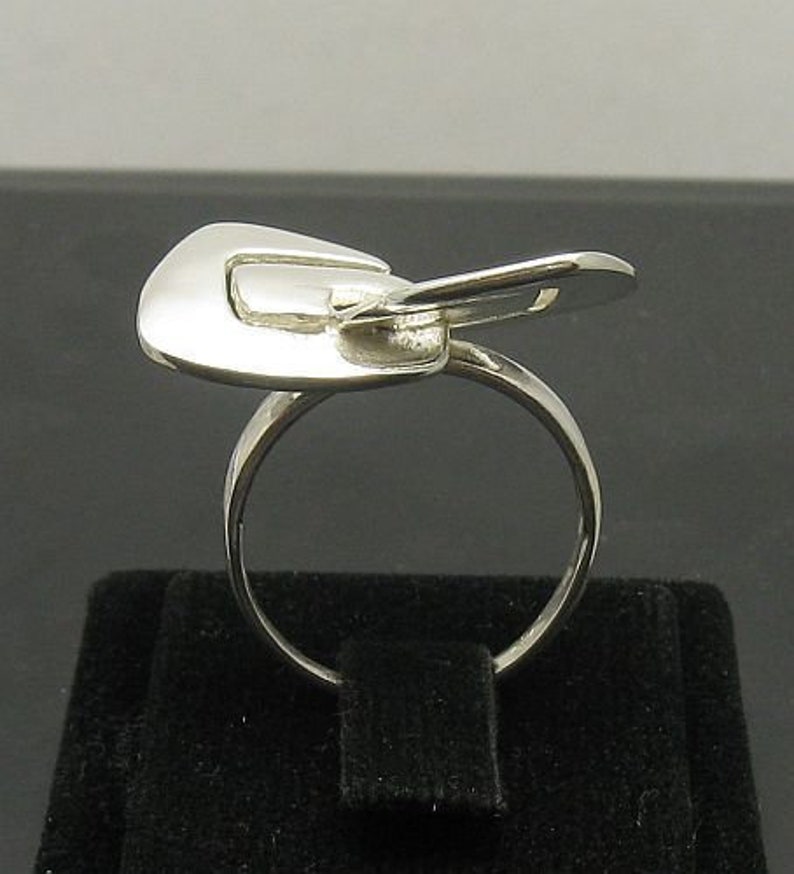 R000921 STERLING SILVER Ring Solid 925 Extravagant image 3