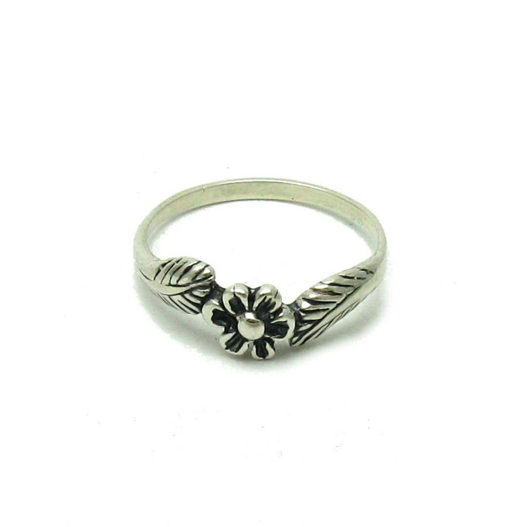 Empress 925 Sterling Silver Flower Ring – Solid, Nickel-Free, Handmade In Bulgaria, Any Size
