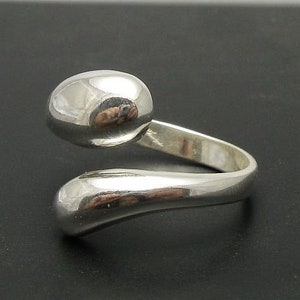 R000222 STERLING SILVER Ring Solid 925 Adjustable