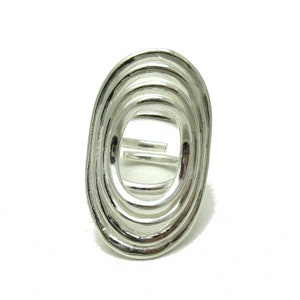 R001601 Sterling Silver Ring 925 Adjustable size image 1