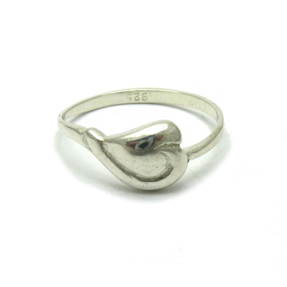 Acquista WOSTU Anello Di Apertura A Foglia Verde Naturale In Argento Sterling Massiccio 925 Per Regalo Di Gioielli Con Anelli Per Piante Da Festa Impilabili Fatti A Mano Da Donna In Italia - Foto 9