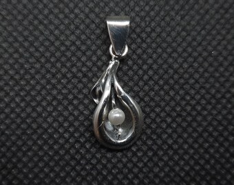Collana non ti scordar di me, ciondolo in resina do not forget me not