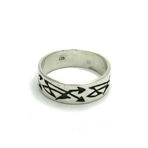 Sterling Silver Ring Unisex Band 7mm Wide Solid Genuine Hallmarked 925 Nickel Free